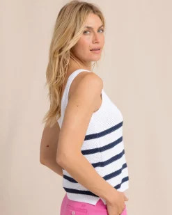 Alli Striped Sweater Tank