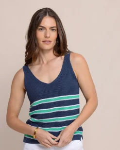 Alli Striped Sweater Tank