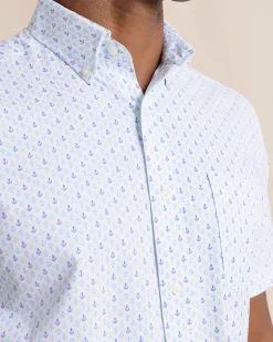 Anchors Away Intercoastal Short Sleeve Sport Shirt