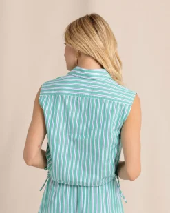 Annalise Side Tie Stripe Top
