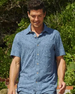 Beachcast Floral Fusion Knit Short Sleeve Sport Shirt