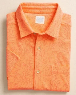Beachcast Floral Fusion Knit Short Sleeve Sport Shirt