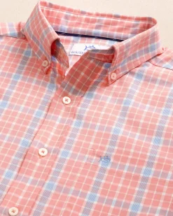 Beckenham Plaid Intercoastal Long Sleeve Sport Shirt