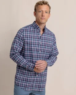 Bellinger Intercoastal Plaid Long Sleeve Sport Shirt