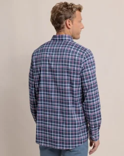 Bellinger Intercoastal Plaid Long Sleeve Sport Shirt