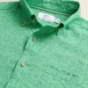 Bloomz Linen Rayon Short Sleeve Sport Shirt