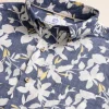 Blossom Bay Linen Rayon Short Sleeve Sport Shirt