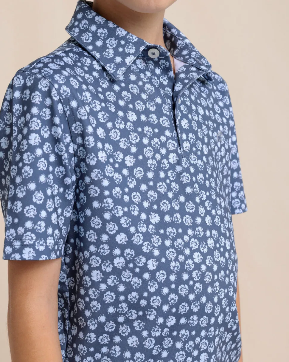 Boys Driver Blossom Bliss Performance Polo
