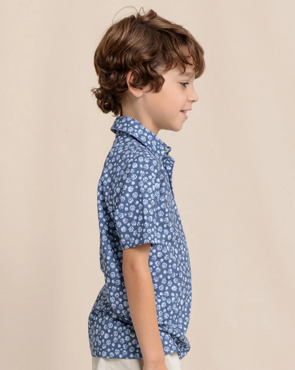 Boys Driver Blossom Bliss Performance Polo