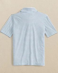Boys Driver Oyster Creek Stripe Polo