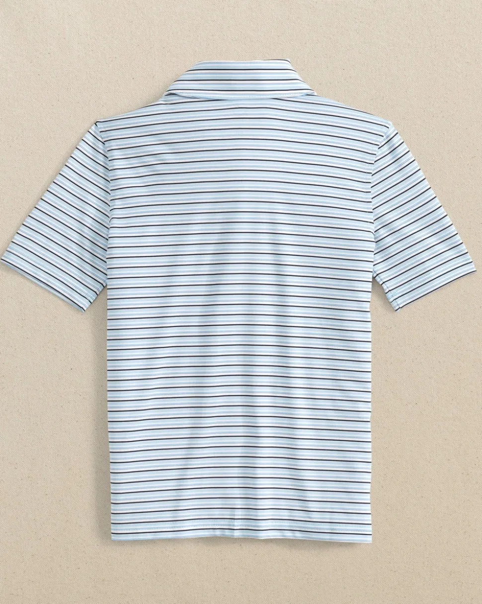 Boys Driver Oyster Creek Stripe Polo