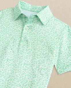Boys Flower Frenzy Performance Polo