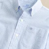 Boys Folly Field Seersucker Short Sleeve Sport Shirt