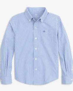 Boys Intercoastal Bengal Stripe Sport Shirt