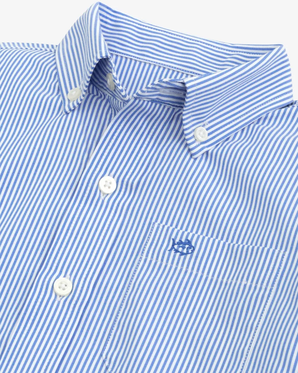 Boys Intercoastal Bengal Stripe Sport Shirt