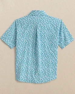 Boys Intercoastal Fintastic Short Sleeve Sport Shirt