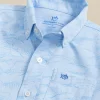 Boys Intercoastal Game Fish Short Sleeve Sport Shirt