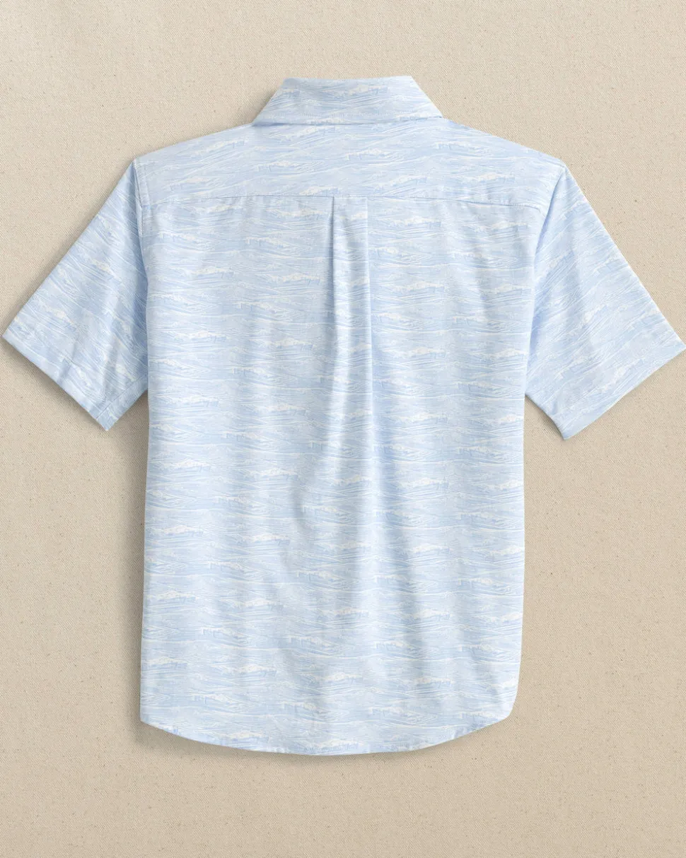 Boys Intercoastal Get In Shipshape Short Sleeve Sport Shirt