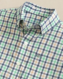 Boys Intercoastal Glenmoor Plaid Sport Shirt