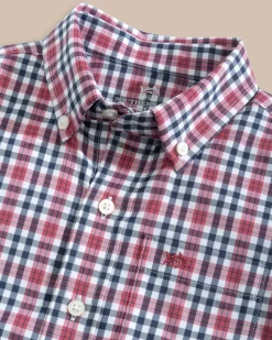 Boys Intercoastal Haywood Plaid Sport Shirt