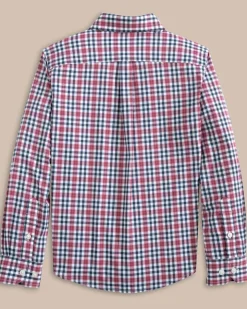Boys Intercoastal Haywood Plaid Sport Shirt