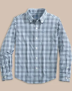Boys Intercoastal Haywood Plaid Sport Shirt