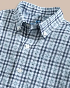 Boys Intercoastal Haywood Plaid Sport Shirt
