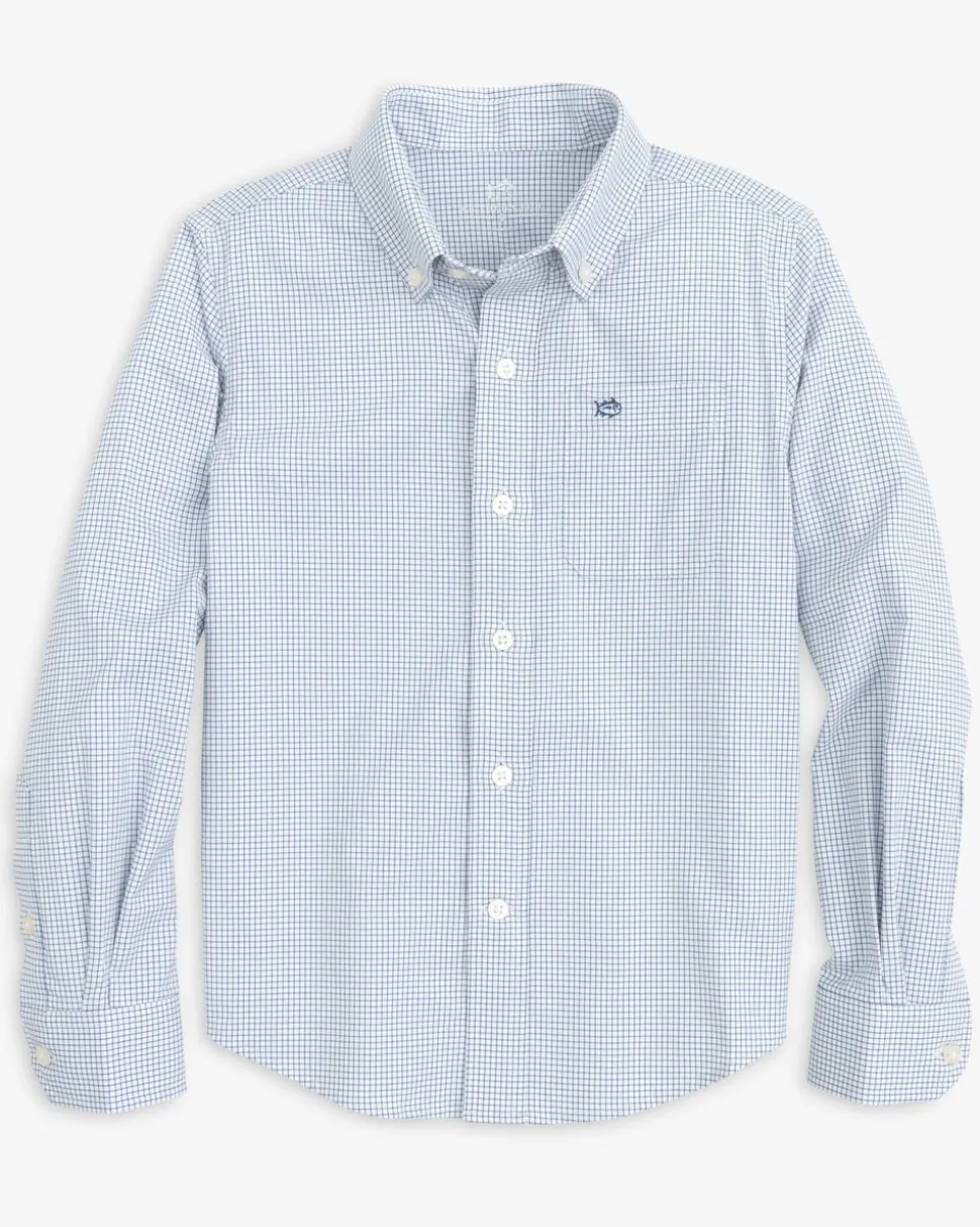 Boys Intercoastal Rosemont Tattersall Sport Shirt