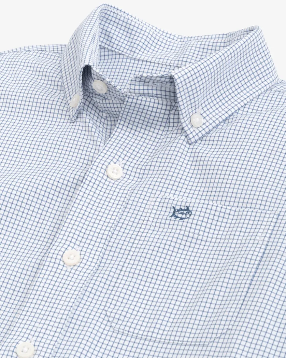 Boys Intercoastal Rosemont Tattersall Sport Shirt
