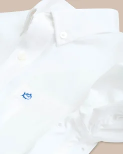 Boys Intercoastal Solid Button Down Shirt