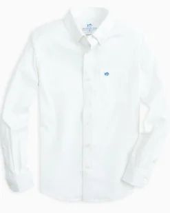 Boys Intercoastal Solid Button Down Shirt