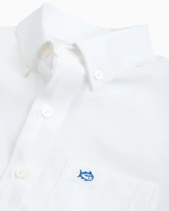 Boys Intercoastal Solid Button Down Shirt