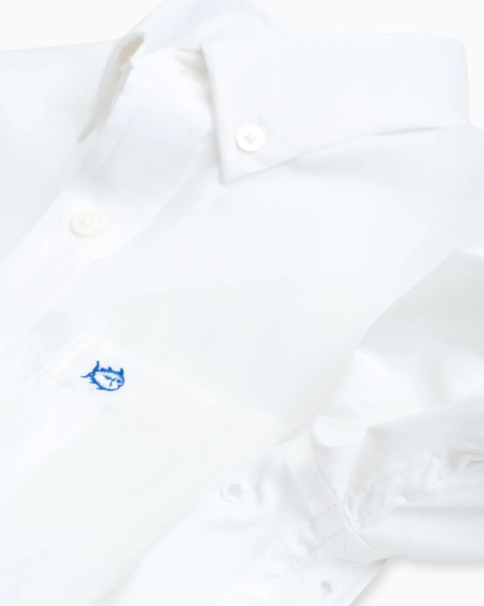 Boys Intercoastal Solid Button Down Shirt