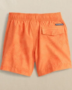 Boys Palm-tree-cation Swim Trunk