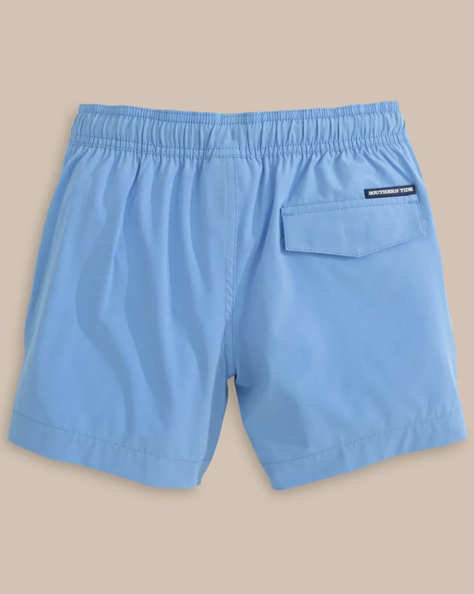 Boys Solid Swim Trunk 2.0