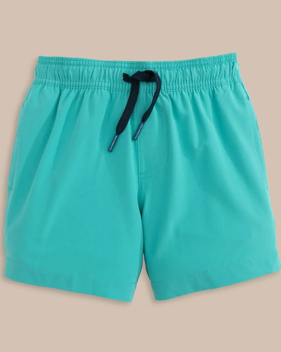 Boys Solid Swim Trunk 2.0