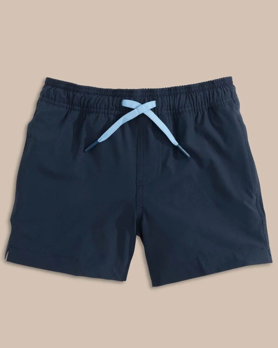 Boys Solid Swim Trunk 2.0