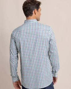 brrr°® Intercoastal Glenmoor Plaid Long Sleeve Sport Shirt