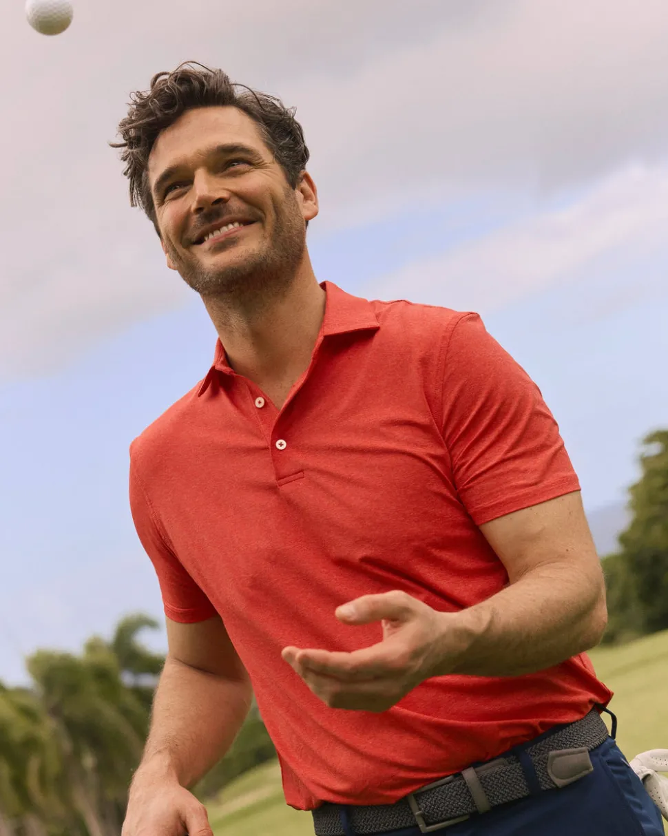 brrr°®-eeze Heather Performance Polo Shirt