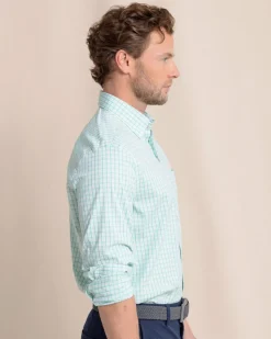 Charleston Broad Creek Plaid Long Sleeve Sport Shirt