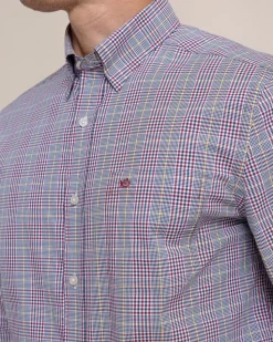 Charleston Brunswick Plaid Long Sleeve Sport Shirt