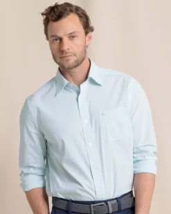 Charleston Granby Stripe Long Sleeve Sport Shirt