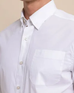 Charleston Overbrook Solid Long Sleeve Sport Shirt