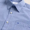 Charleston Parkwood Micro-Gingham Long Sleeve Sport Shirt