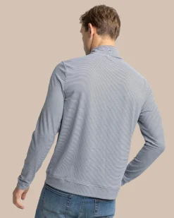 Cruiser Micro-Stripe Heather Quarter Zip