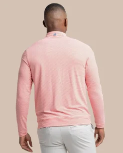 Cruiser Micro-Stripe Heather Quarter Zip