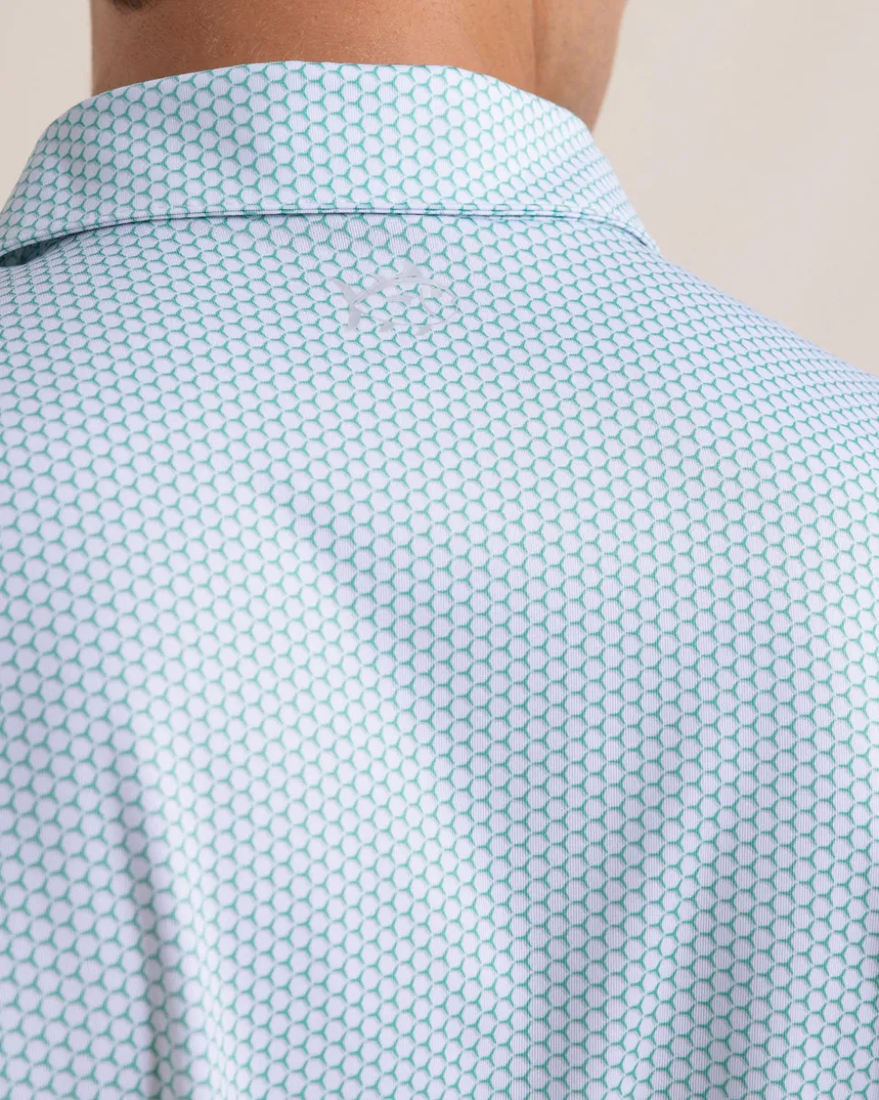 Driver On The Ball Printed Polo