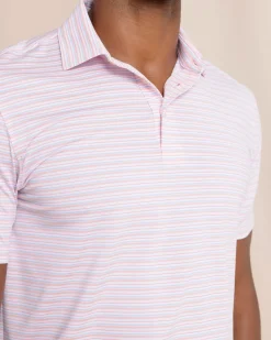 Driver Oyster Creek Stripe Polo