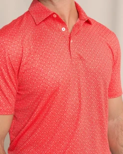 Driver Snazzy Scales Printed Polo