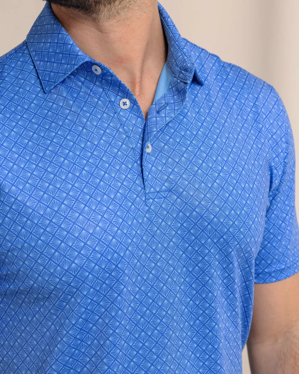 Driver Snazzy Scales Printed Polo